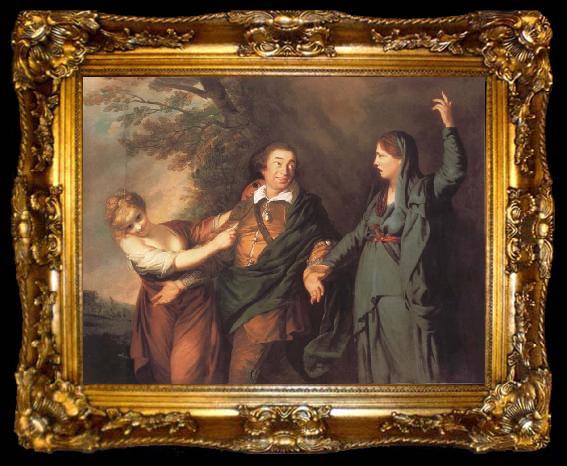 framed  REYNOLDS, Sir Joshua Garrick Between tragedy and comedy, ta009-2